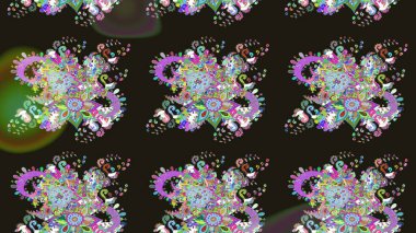 Raster kına dövme tarzı. Hint çiçek desenli madalyon desen. Etnik Mandala süsleme. Tekstil, tebrik kartı, boyama kitabı, telefon durumda yazdırma için kullanılabilir.