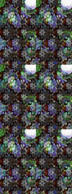 Kartlar, davetiyeler, tarih kartları ve daha fazlası için kullanılabilir. Raster şirin suluboya çiçek desenleri çiziyor. Büyük bir suluboya çiçek seti..