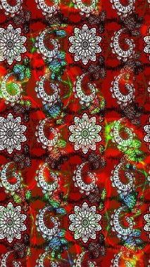 Eskiz arkaplan modeli. Suluboya, elle çizilmiş. Raster hisseleri. Çiçekler kırmızı ve kahverengi.