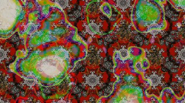 Kahverengi renkli çiçekler. Renkli Yaz Temalı eskiz kalıbı. Düz Çiçek Elementleri Tasarımı. Raster illüstrasyonunda çiçek deseni çizimi.