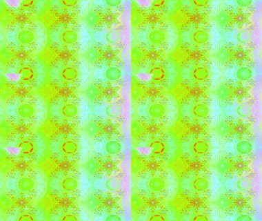 Yumuşak, bahar çiçekli arka plan. Yeşil renkli çiçekler. Raster çiçek desenli ve çiçekli..