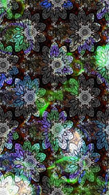 Küçük renkli çiçekler. Çiçekli bahar çiçekleri. Moda baskıları için zarif bir şablon. Küçük çiçekte güzel bir desen. Robot resim. Motley illüstrasyonu.