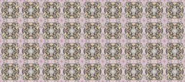 Barok tarzında kusursuz bir doğulu süsü. Geleneksel klasik raster altın pürüzsüz desen. Tarafsız, gri ve bej renklerde altın elementler.