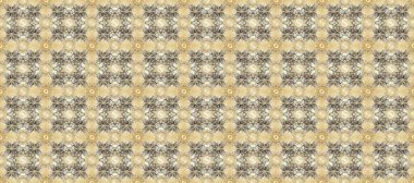 Lüks, kraliyet ve Viktorya dönemi konsepti. Gri, nötr ve bej üzerine altın rengi klasik barok çiçeksiz desenler. Gri, nötr ve bej renklerde altın element. Süslü raster dekorasyonu.