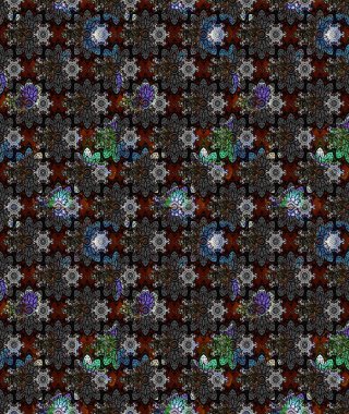 Siyah renkli çiçekler. Renkli Bahar Teması eskiz kalıbı. Sevimli çiçek raster deseni. Düz Çiçek Elementleri Tasarımı.