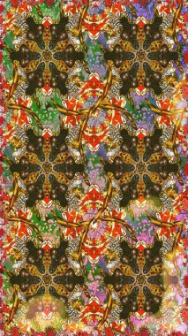 Kahverengi ve gri renklerde altın element. Barok tarzında altın çiçek süsü. Antika altın tekrarlanabilir duvar kağıdı. Damask arkaplanı tekrarlayan kusursuz desen.