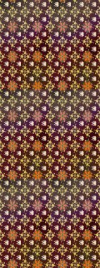 Raster Hip kumaş deseni. Eskiz Vintage Çiçek Deseni.