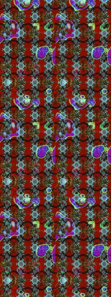 Tatil havası. Raster güzel bir çiçek deseni çizmiş. Bahar mevsimi. Nazik romantik baskı. Kırmızı ve kahverengi renkte çiçekler.