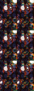 Şatafatlı bahar bahçesi dokusu. Raster illüstrasyonu. Gri ve kahverengi renkli çiçekler. Çiçek deseni. Gri ve kahverengi renkler üzerine çiçek çizimi.