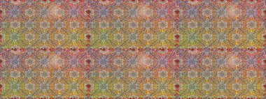 Raster illüstrasyonu. Renkli Bahar Temalı Kusursuz Arkaplan. Şirin çiçek elementleri. Düz Çiçek Elementleri Tasarımı. Kusursuz desenli. Moda desenli..