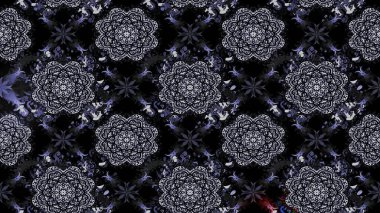 Güzel çiçek deseni. Renkli Bahar Teması eskiz kalıbı. Siyah renkli çiçekler. Düz Çiçek Elementleri Tasarımı.