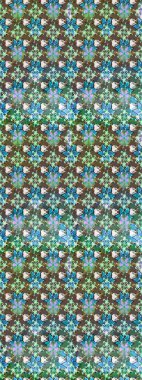 Raster suluboya çiçek deseni, narin çiçekler, yeşil çiçekler, tebrik kartı şablonu. Raster Güzel kumaş deseni.