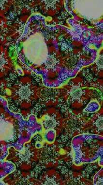 Raster illüstrasyonu. Flower eskiz arka planı. Çiçek deseni. Şatafatlı bahar bahçesi dokusu.