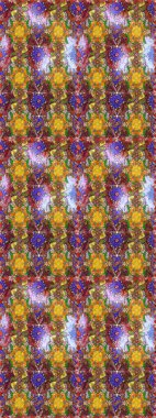 Sevgililer günü ve tebrik kartı konsepti için şık bir davetiye. Çiçek kompozisyonu, el boyası, hassas şablon. Manzaralı çiçek deseni. Üst görünüm, yumuşak kahverengi ve sarı renk.