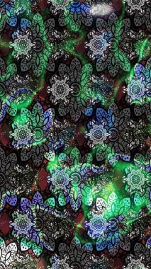 Gömlek, arka plan modelini çiz. Tropik çiçekler. Gri ve siyah renkte çiçekler.