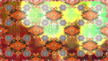 Dekorasyon ve tasarım için güzel bir desen. Suluboya kusursuz desen. Moda baskısı. Çiçeğin suluboya çizimlerinin mükemmel deseni. Eski.