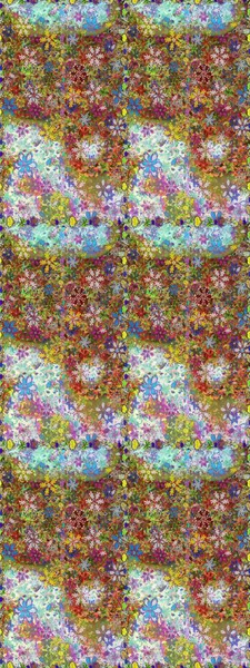 Tekrar eden çiçek arkaplanı, zarif nötr ve kahverengi çiçek duvar kağıdı. Tarafsız ve kahverengi renklerde çiçek desenleri, el yapımı papatyalar, papatyalar..