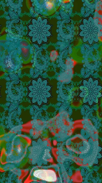 Kullanılabilir Tekstil, tebrik kartı, boyama kitabı, telefon durumda yazdırma için. Raster kına dövme tarzı. Etnik Mandala süsleme. Hint çiçek desenli madalyon desen.