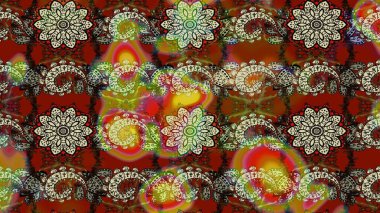 Kahverengi ve nötr renklerde çiçekler. Renkli Bahar Teması eskiz kalıbı. Güzel çiçek deseni. Düz Çiçek Elementleri Tasarımı.