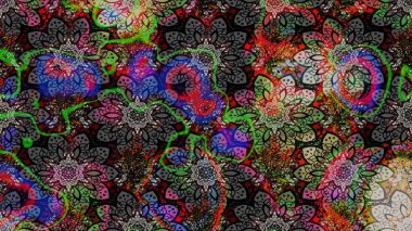 Gri ve siyah renkte manzaralı çiçek deseni. Üst manzara, yumuşak stil. Sevgililer günü ve tebrik kartı konsepti için şık bir davetiye. Çiçek kompozisyonu, el boyası, hassas şablon..