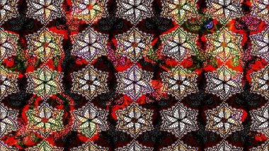 Renkli Yaz Temalı eskiz kalıbı. Siyah ve kahverengi renkte çiçekler. Düz Çiçek Elementleri Tasarımı. Raster illüstrasyonunda çiçek deseni çizimi.