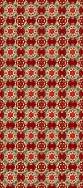 Kırmızı, kahverengi ve bej renklerdeki altın desenli altın elementler. Barok tarzında kusursuz bir doğulu süsü. Geleneksel klasik altın desen. Raster doğulu süsü.