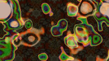 Güzel kumaş deseni. Düz Çiçek Elementleri Tasarımı. Zentangle soyut çiçekleri. Raster illüstrasyonu. Renkli Bahar Teması eskiz kalıbı. Çiçek tozu..