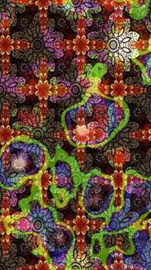 Bahar mevsimi. Raster güzel bir çiçek deseni çizmiş. Nazik romantik baskı. Kahverengi ve siyah renkli çiçekler. Tatil havası..