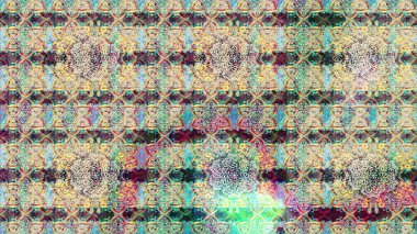 Robot resim. Raster illüstrasyonu. Tarafsız renklerde çiçekler. Şirin çiçek elementleri..