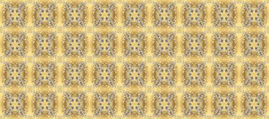 Kusursuz altın desen. Tarafsız, bej ve altın elementli sarı renklerde altın desen. Raster doğulu süsü.