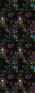 Çiçekli karalama şeklinde Raster çiçek deseni. Siyah ve gri renkli çiçekler. Yumuşak, yaz çiçekli arka plan.