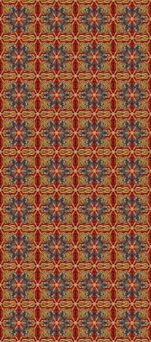 Kusursuz damaske klasik altın desen. Raster illüstrasyonu. Tekrarlayan elementlerle soyut arkaplan oluşturun. Kahverengi, kırmızı ve gri renklerdeki altın pürüzsüz desen altın elementlerle.