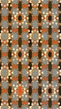 Kahverengi ve bej renkli çiçekler. Nazik, narin çiçek arkaplanı. Raster çiçek desenli ve çiçekli..