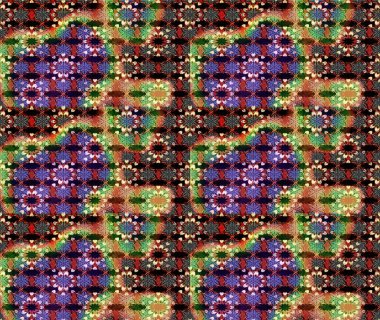 Raster illüstrasyonu. Küçük çiçekli şirin bir desen. Çiçek ve yapraklı çiçek deseni.