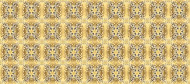 Kusursuz altın desen. Tarafsız, bej ve altın elementli sarı renklerde altın desen. Raster doğulu süsü.