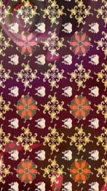 Eskiz Vintage Çiçek Deseni. Raster Kalça dokusu deseni.