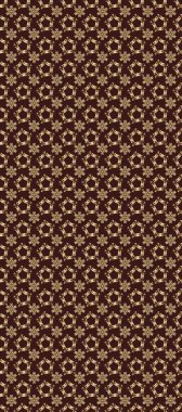 Tekrarlayan elementlerle soyut arkaplan oluşturun. Raster illüstrasyonu. Kahverengi, bej ve nötr renklerde altın rengi ve altın elementler. Kusursuz, klasik altın desen..