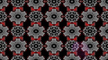 Raster illüstrasyonu. Küçük çiçekteki sevimli çiçek deseni. Siyah ve gri renkte çiçekler.