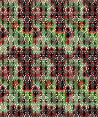 Raster düz çiçek çizim deseni. Kahverengi ve yeşil renkli çiçekler. Tasarım hediye paketi, tebrik kartları, posterler ve afiş tasarımı.