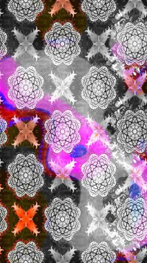 Düz Çiçek Elementleri Tasarımı. Çiçekli eskiz arkaplanı. Renkli Bahar Teması eskiz kalıbı. Çocuk stili.