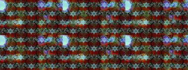 Küçük çiçekte hoş bir çiçek deseni var. Parlak çiçekli kahverengi ve kırmızı renkler üzerine soyut çizim deseni. Çiçek elementli zarif raster dokusu..