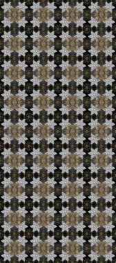 Doğu tarzı arabesk. Raster altın desen. Altın elementli gri, siyah ve kahverengi renkler. Kusursuz altın desenli bukleler. Raster illüstrasyonu.