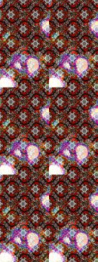 Tekstil ve kapak tasarımı için mükemmel. Kahverengi ve kırmızı renkte çiçekler. Elle çizilmiş sonbahar çiçeği deseni. Renkli kahverengi ve kırmızı çizim kalıpları. Doodle tarzı.