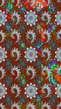 Çiçekli zambakların eskiz geçmişi. Çiçek tasarımı için inanılmaz bir kolaj cenneti tarzı. Parlak çiçekli kolaj çiçekleri gri ve kahverengi.