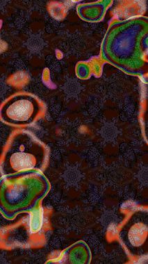 Suluboya, elle çizilmiş. Kahverengi ve gri renkte çiçekler. Eskiz arkaplan modeli. Raster stoku.