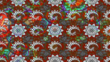 Bright floral collage blossom flowers gray and brown. Amazing collage paradise style for floral design. Blossom lilies sketch background.