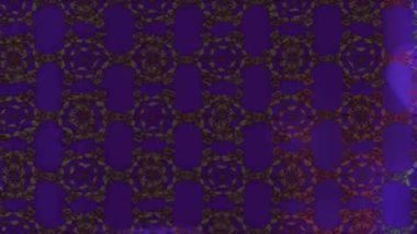 Renkli unsurlarla hareketli arka plan görüntüleri. Çiçekler. Eski model. Bayrak tarzı. Video kaydı. Şablon. Döngü. Kusursuz..