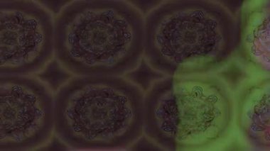 Renkli unsurlarla hareketli arka plan görüntüleri. Çiçekler. Eski model. Bayrak tarzı. Video kaydı. Şablon. Döngü. Kusursuz..