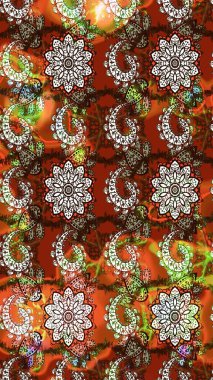 Paket kağıdı için en iyisi. Karşılama ya da düğün geçmişi olarak kullanılabilir. Doğal kozmetik ürünleri, parfüm, çiçekçi dükkanı için bahar ihalesi tasarımı. Turuncu ve kahverengi lale çiçekli Raster eskiz deseni.