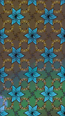 Çiçek arkaplanlı soyut zarafet eskiz deseni. Raster Güzel kumaş deseni.